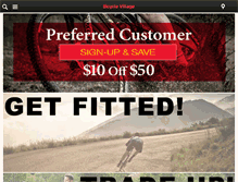 Tablet Screenshot of bicyclevillage.com